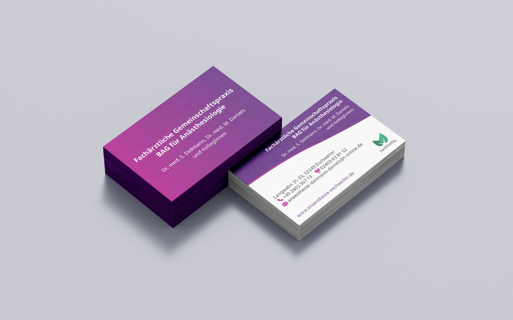 Gemeinschaftspraxis Visitenkarten